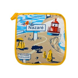 Generic Paths of Portugal Kitchen Apron, Pot Holder, and Oven Mitt Set (Yellow), Large