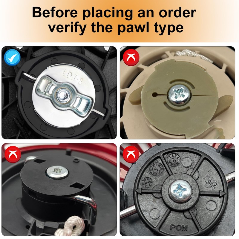 Original Pull Start Assembly for Champion 389cc 420cc 439cc 459cc