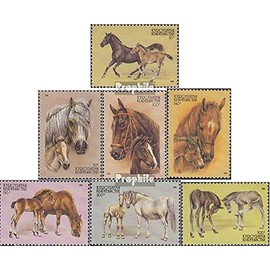 Kirgisistan 87-93 (complete.issue.) unmounted mint/never hinged ** MNH 1995 Horses (Stamps for collectors) Horses/zebras