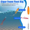 SILANON Peg Floats Fishing Bobbers,Foam Cigar Fishing Floats Bobbers Catfish