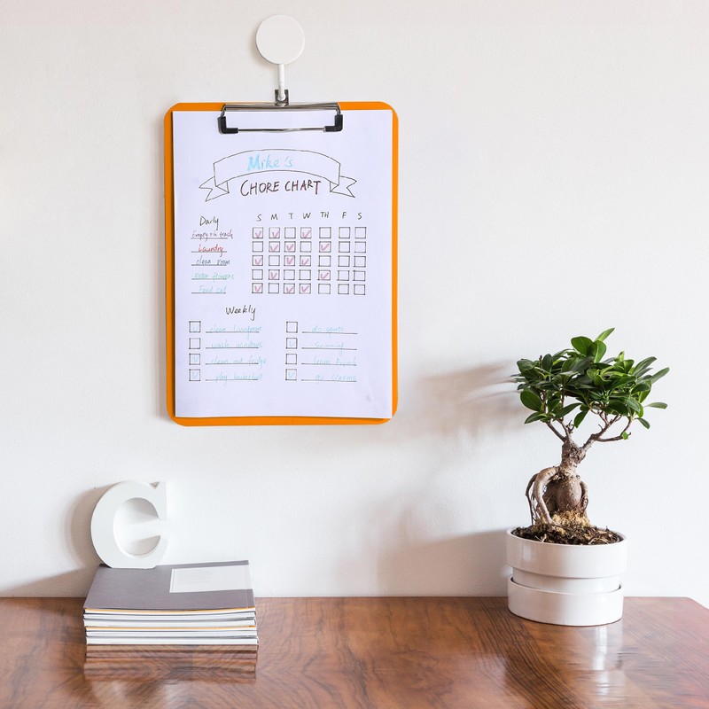 Mr. Pen- Plastic Clipboard, 12.5" x 9", 2 Pack, Orange