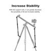 Accsoon Camera Slider Support Arm(2 Arms in), Adjustable Tripod Stability