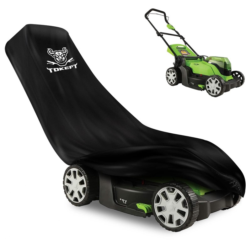 Tokept Push Lawn Mower Cover, All Season Waterproof Outdoor Protector,