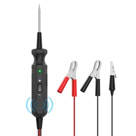 VKALTUL DY18 Car Voltage Tester, 6-24 VDC Voltage Tester Digital Car with 8 Functions, Overload Protection, LED Display for Repair and Testing Electrical Cables in the Automotive Sector