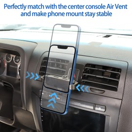 Fgtagtal Car Phone Mount Compatible with Hummer H3 2005-2009, Center Console Air Outlet Cell Phone Holder, Handsfree Air Vent Phone Stand, Telescopic Arm Holder