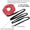 3/16" 50FT 7000Lbs Synthetic Winch Rope, KMFCDAE Universal Heavy Duty