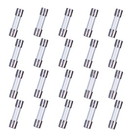 HUAREW F5AL250V 20 Pcs 5x20mm Fast-Blow Glass Fuse 5A 250V 0.2x0.78 inch time delay Fuse(Pack of 20 Pcs)