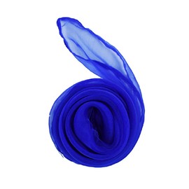 HANGSET 1950s Square Chiffon Scarf Sheer Square Neck Head Scarfs for Women,Christmas Scaves Gifts for Your Mom,Sister,Friend (Royal blue)