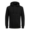 JACK & JONES Male Hoodie Plus Size Plain Hoodie, black