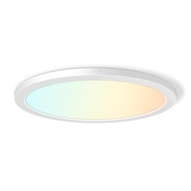 mw LED Flush Mount Ceiling Light Fixture, Modern Kitchen Recessed Ceiling Lamp 2700K/3000K/3500K/4000K/5000K White 25W 1700Lm 12 Inch Closet Round Surface Mount for Laundry Bedroom Hallway Kitchen