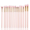 Juego de 15 brochas de maquillaje para sombra de ojos,