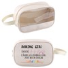 JYTAPP Rowing Clear Toiletry Bag Like a Normal Girl But