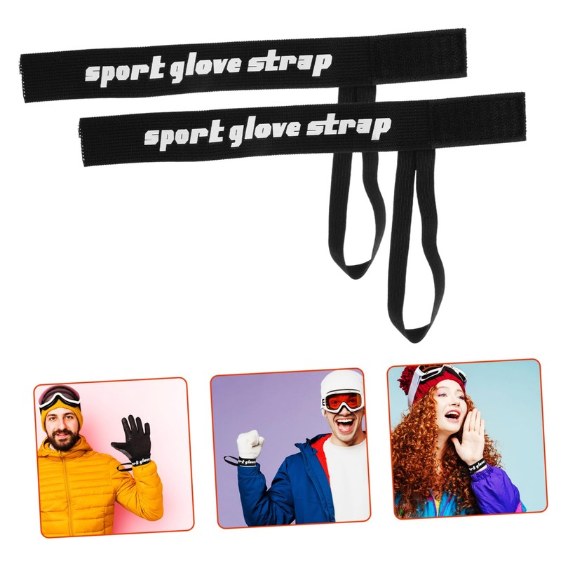 BESPORTBLE 10pcs Glove Leash for Outdoor Use Elastic Mittens Strap