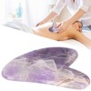 Scraping Plate Scraper Massager HeartShaped Board for Face Shoulder Leg