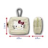 Hatayama Shoji 34202769 Mini Pouch with Carabiner, 3D Applique Embroidery,