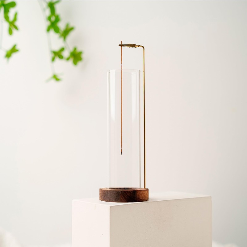 Incense Holder for Sticks, Anti-Ash Flying Incense Burner with 30