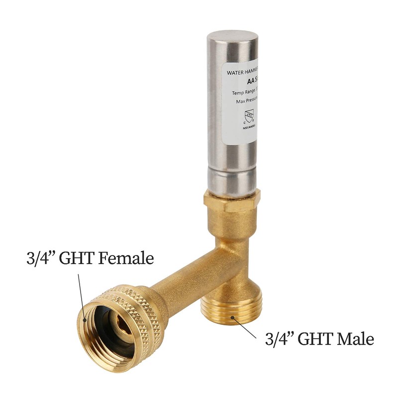 Watflow Water Hammer Arrestor 3/4"GHT Thread - Air Hammer Arrestor