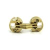 SUPERTOOL Stainless Steel Hinges, 16mm, Brass, 180 Degree, Barrel Shape,