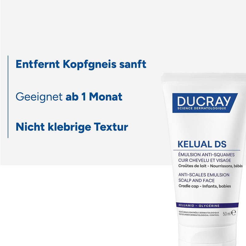 Ducray KELUAL Anti-Milk Scab Emulsion for Babies and Toddlers, Effective