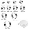 Cookie Cutters Stainless Steel Set ‌11 Pcs, Circle Crumpet Rings