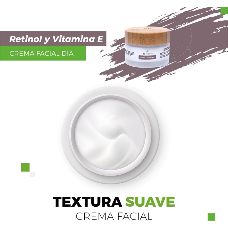 Crema facial NOCHE retinol y vitamina E Beohemp 50g