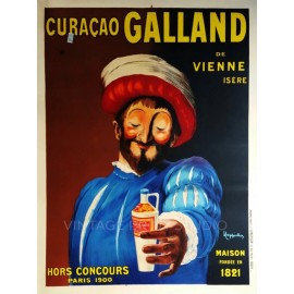 French Wine Galland 1911 Cappiello Vintage Advertising Giclee Canvas Print 20x27
