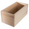Rectangular Wooden Open Container Display Box | 23.5 x 12.5
