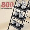 TOOLF 3 Step Ladder, Folding Step Stool with Anti-Slip Wide