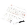 138PCs Keycaps Full Set PBT Mechanical Keyboard Accessory Computer Parts