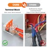 15 Pcs Automatic Terminals Cable Connection Terminal Block Electrical Terminals
