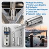 Moalaok Trailer Jack Drill Adapter Compatible with 1 Inch Jack