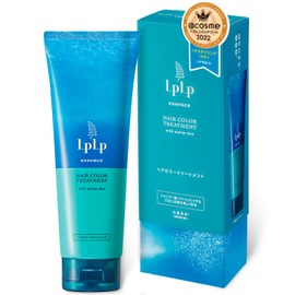 Lupupe (LPLP) Essence Color Treatment, Ebony Black, 6.0 oz (170 g) (Approx. 5 Times of Short Hair) with Gloves & Hair Cap (3 Minutes for Gray Hair/5 Colors to Choose from ) 90353