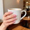 120 Uñas Postizas Francesas Cuadradas, Rosa Nude, 12 Tamaños