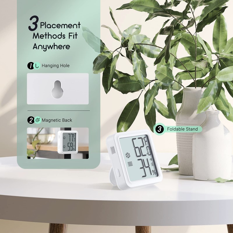 INKBIRD WiFi Thermometer Hygrometer, Indoor Temperature Sensor IBS-TH3-PLUS with Electronic