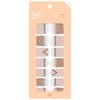 Gelato Factory Nail Fit CB037 Clear Beige, 24 Pieces