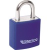 Sterling APL022P APL Padlock, Red/Blue, 20mm
