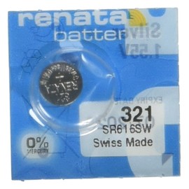 2 Pcs 321 Renata Silver Oxide 0% Mercury Electronic Batteries SR616SW