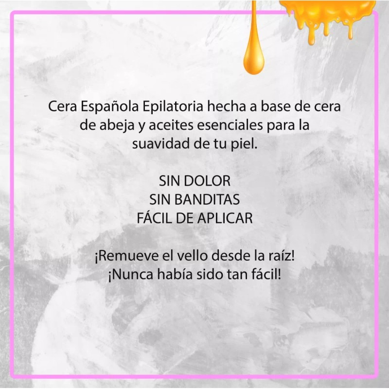 Triana Wax Cera Española Triana Wax + Aplicadores + Gel
