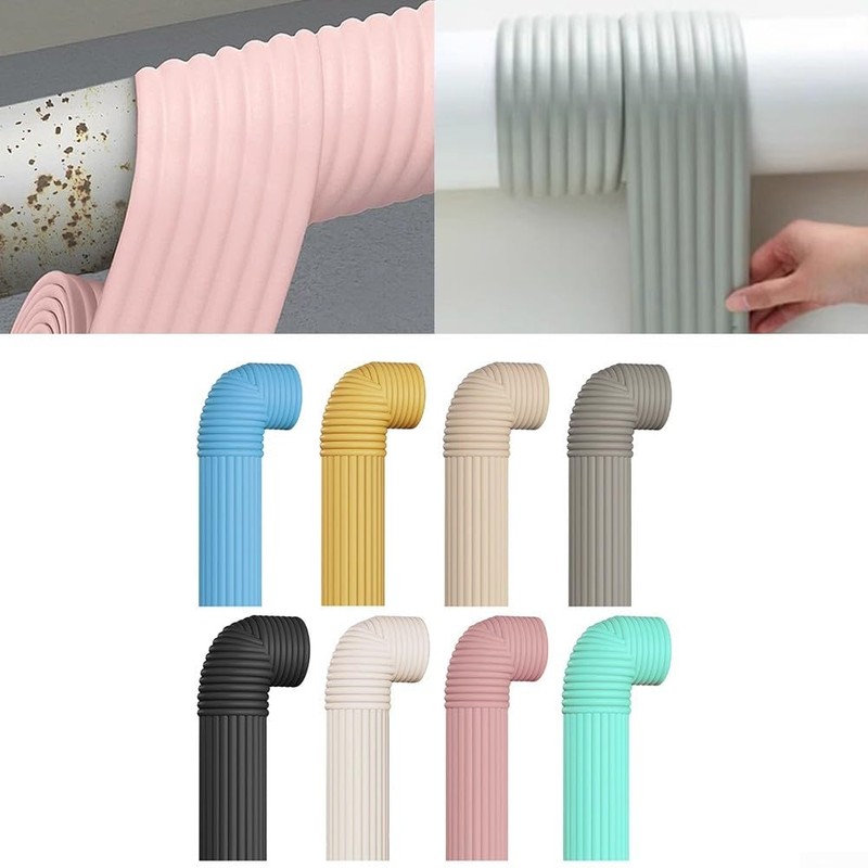 Self Sealing Pipe Insulation Foam Outdoor Water Pipe Frost Protection