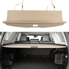 Topraco Cargo Cover for Toyota 4Runner Accessories 2010-2021 20222 2023 2024 Beige Rear Trunk Shade Cargo Cover