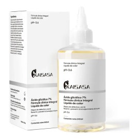 Kaisasa Solución Dermocosmética Tónico Reparador Anti Acné Ácido Glicólico para todo tipo de piel
