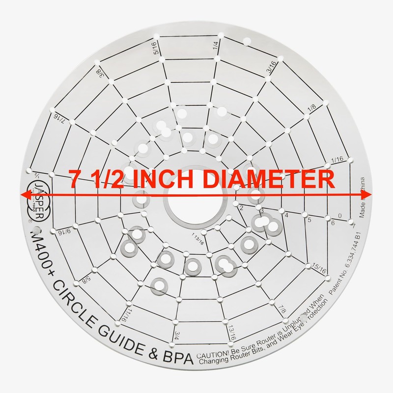 Jasper 400+ XL Universal Base Plate & Precision Circle Cutting