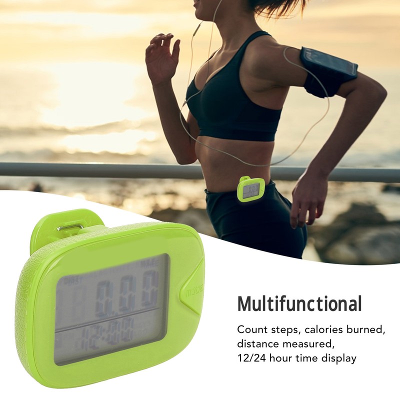 Walking Pedometer Large Digital Display Multifunctional Lightweight Accuracy Memory Step