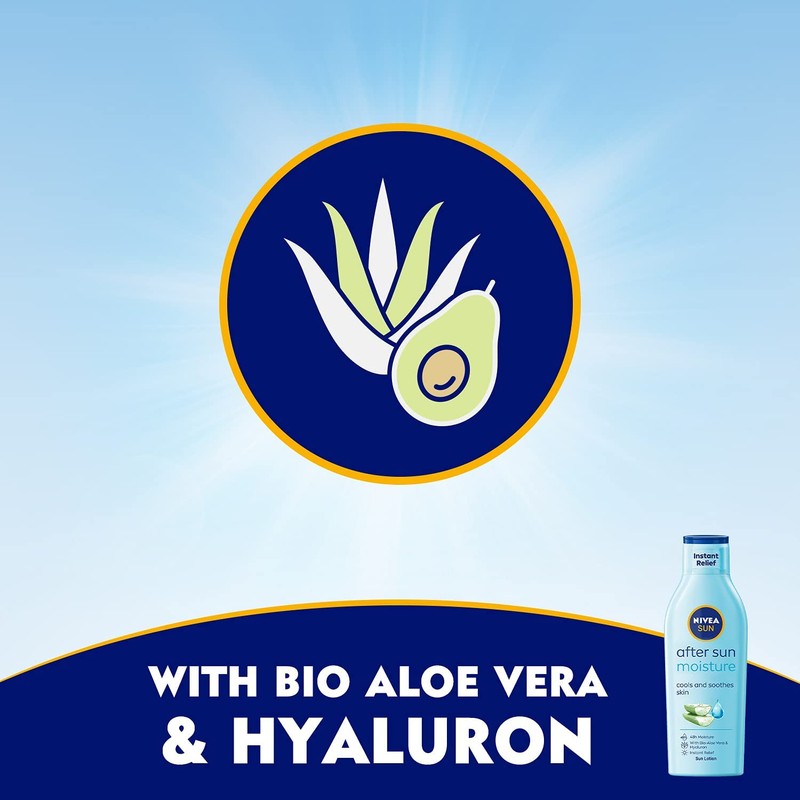 Nivea Sun After Sun Moisture Moisturising Soothing Lotion, 200ml