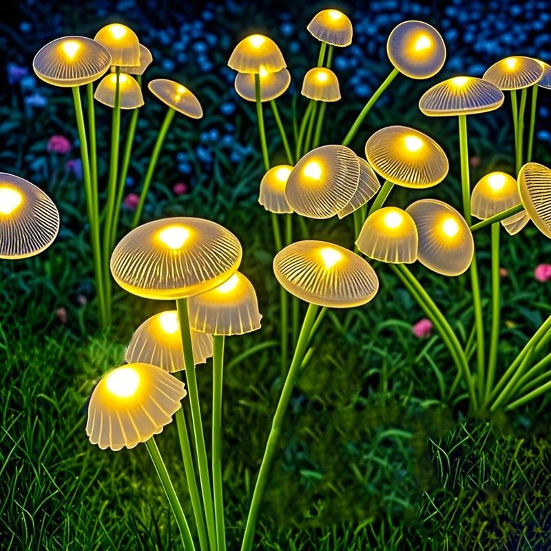 Solar Mushroom Garden Light for Outdoor Decoration – Single LED