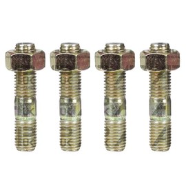 APUK 4 x Exhaust Manifold to Head Stud & Nut 5/16 Replacement for Massey Ferguson 35X 135 Tractor