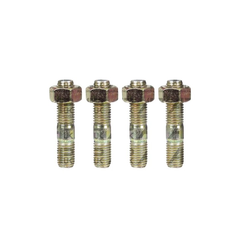APUK 4 x Exhaust Manifold to Head Stud & Nut