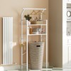 YATINEY Over The Toilet Storage, 2-Tier Bathroom Organizer Shelves with