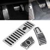 3pcs Accelerator Brake Pedals Foot Rest Plate Waterproof Fireproof Replacement