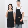 deoway Apron, Adjustable Length, Women's, Apron, Men's, Stylish, H-Shaped, Cafe